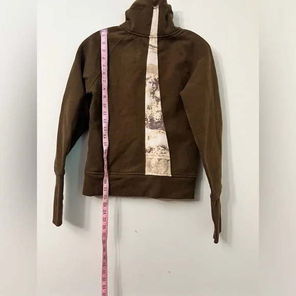 Lululemon Scuba Manifesto Print Full Zip Jacket